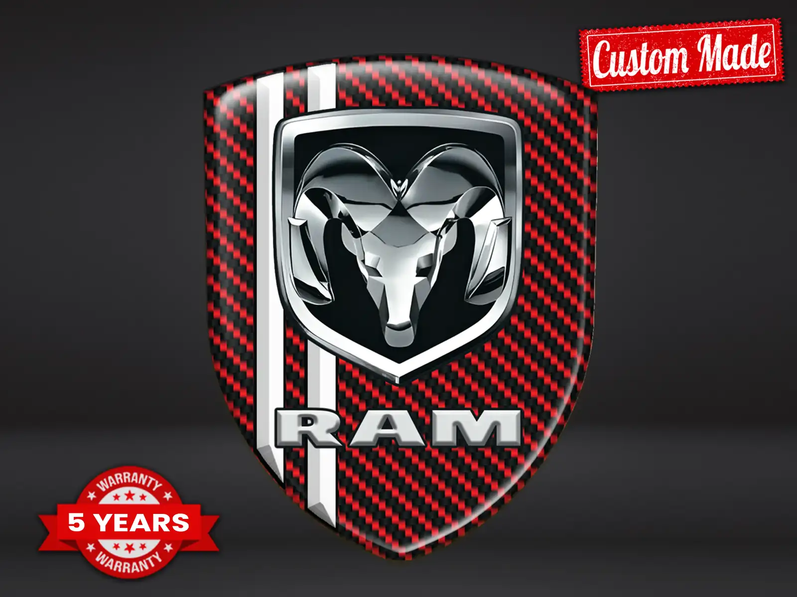 Dodge Heckscheibenaufkleber Edition Stabil Universal